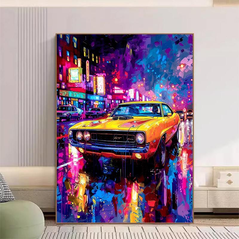 5d DIY Алмазная картина вышивка крестом картина маслом автомобиль улица алмазная вышивка мозаика полный круглый дрель домашний декор