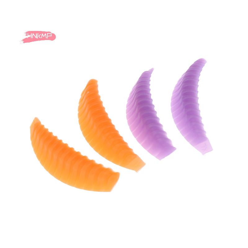 4 пары силиконовых подушечек для ламинирования ресниц, многоразовые, с вертикальной полоской, для 3D наращивания ресниц, керлер, инструмент для макияжа