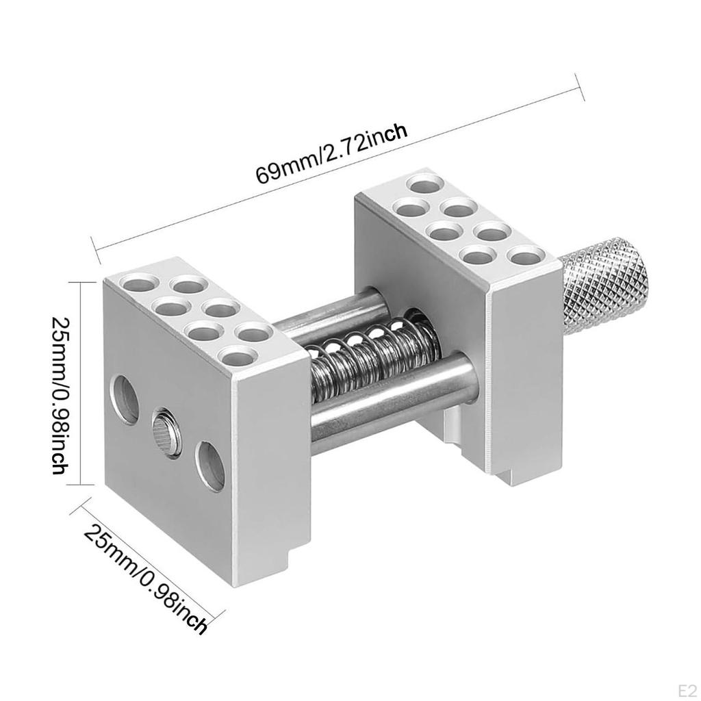 Мини-настольные тиски для ремонта часов, портативный небольшой настольный зажим для открывания корпусов из алюминиевого сплава