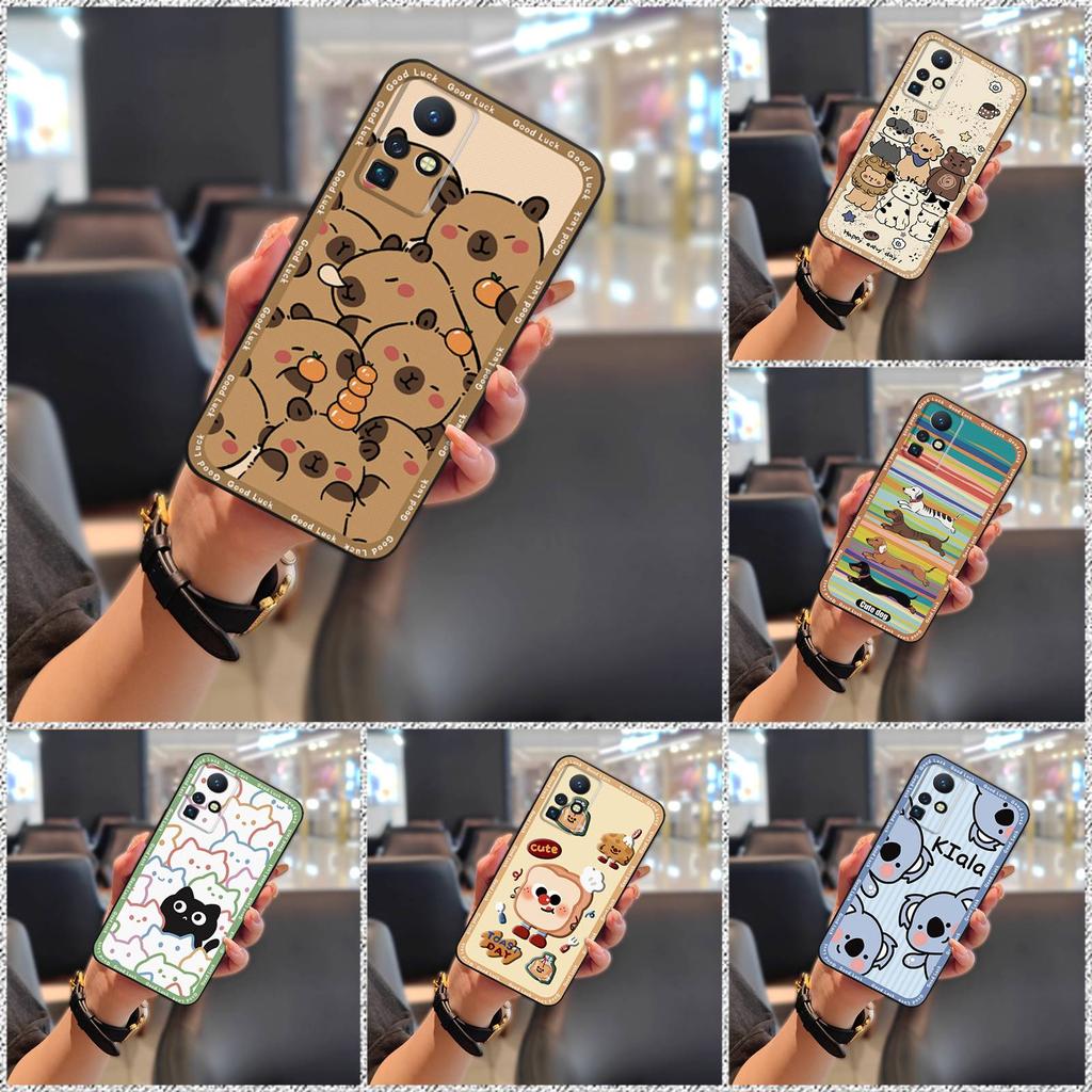 Cartoon Shockproof Phone Case For Infinix Zero X/X Pro/X6811/X6811B Anti-dust Phone Pouch Cute Waterproof Protective TPU