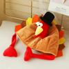 Creative Thanksgiving Turkey Hats Comfortable Roleplaying Photo Cap Plush Turkey Caps  Celebration