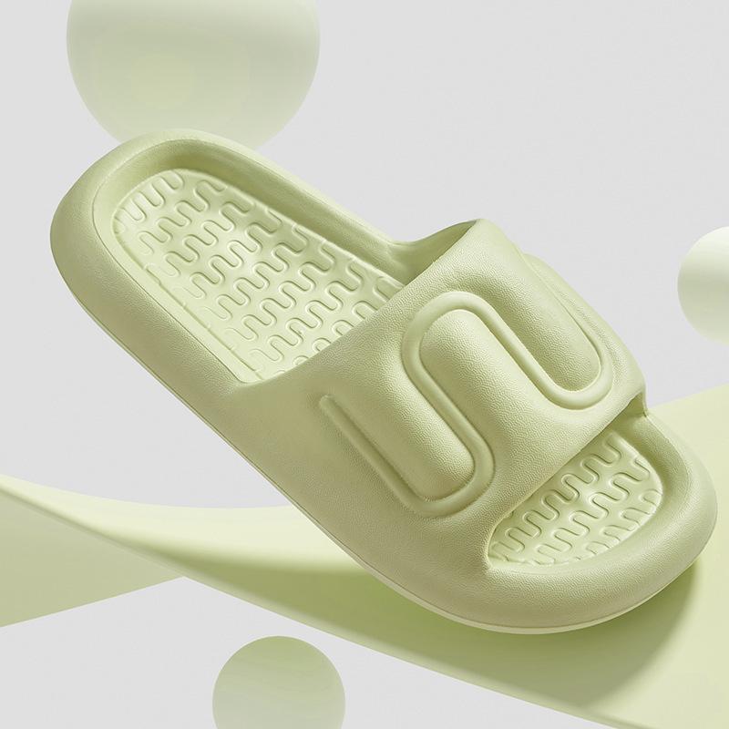 Летние Нескользящие Домашние тапочки Повседневные Милые женские тапочки Удобные Мягкая подошва ЭВА Тапочки для ванной Комнатные тапочки для пар