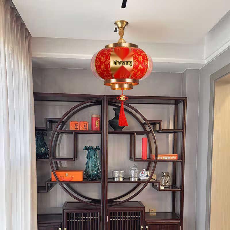 Jun Ding Ying 2025 Outdoor Waterproof Copper Garden Hanging Lantern