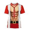 Men's T-Shirt For Men Clothing Fake Muscle 3D Printed Funny T Shirt Summer Tops Short Sleeve Fashion Casual Tees Personality