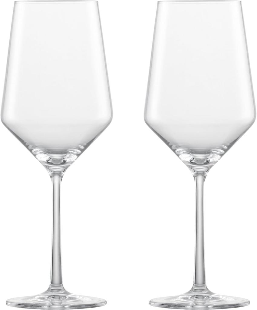 ZWIESEL GLAS Break-Resistant Wine Glasses for Pure Red Wine (Bordeaux) and Cabernet Sauvignon Blanc, Pair of 2, Machine-Made (m122315)