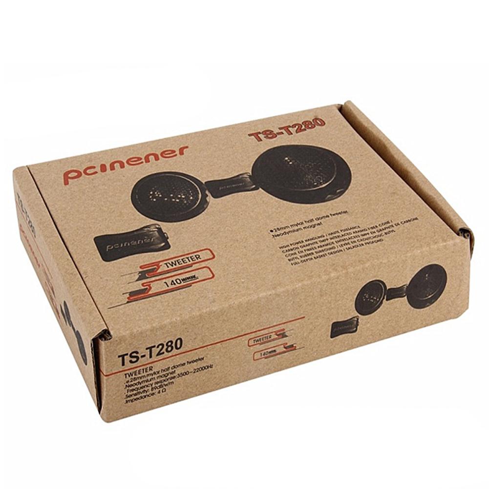 2 шт. T280 автомобильный стереодинамик высокой четкости твитер автомобильный модифицированный автомобильный аудио купольный твитер 12 В 140 Вт высокочастотный конденсатор