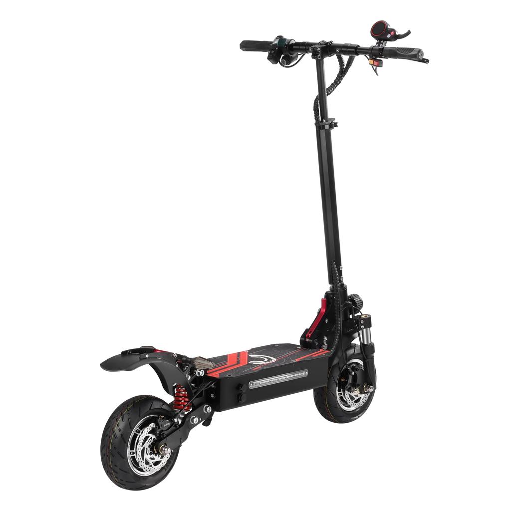 Boyueda Q7 Pro All-Terrain Adult Electric Scooter 1600W Dual Motor 52V19AH Battery 10 "Tire City Commuter Escooter