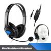 3,5 мм проводные игровые наушники для PS4 ноутбук ПК компьютерная гарнитура с микрофоном регулятор громкости кнопка отключения звука наушники шлем