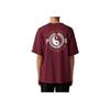 Puma X Staple Graphic Tee Letter Print Crew Neck Short Sleeve T-Shirt Men Tops Burgundy 622201-22