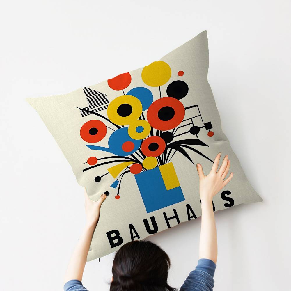 Colorful BBauhaus Pillow Gifts Home Office Furnishings Bedroom Sofa Car Cushion Cover case xcm