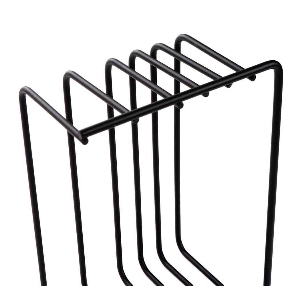 Bolded Chopping Board Organizer Iron Art Dish Holder Cutting Board Storage Shelf Pot Lid Rack Tray