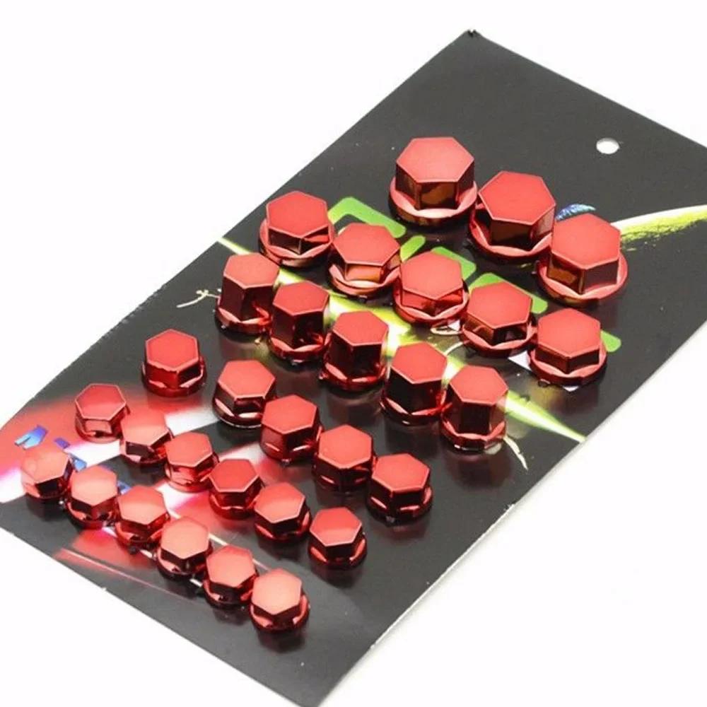 30 шт., колпачки для болтов и гаек для мотоциклов, декоративные пластиковые аксессуары для мотоциклов Yamaha Kawasaki Honda Suzuki