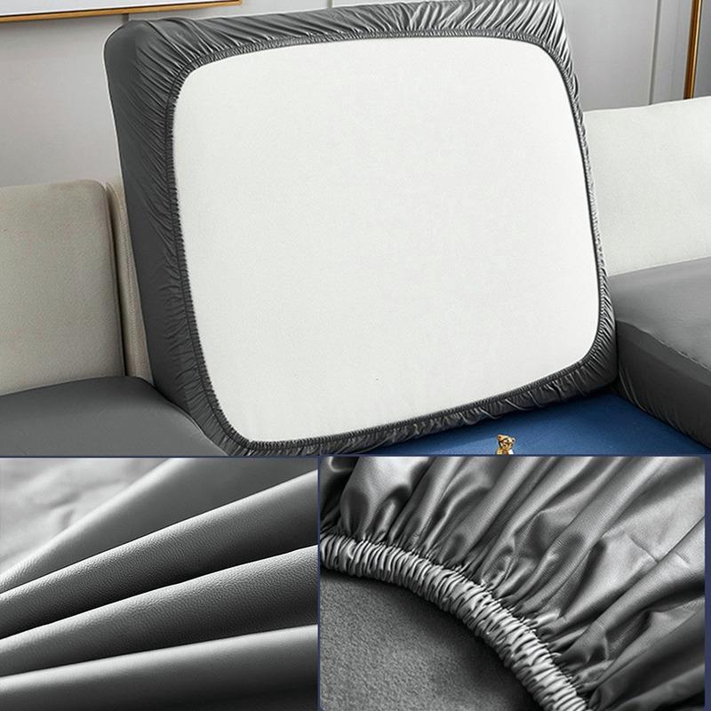 1/2/3-местный эластичный водонепроницаемый чехол для дивана из искусственной кожи, защита для сиденья, эластичные чехлы для диванных подушек