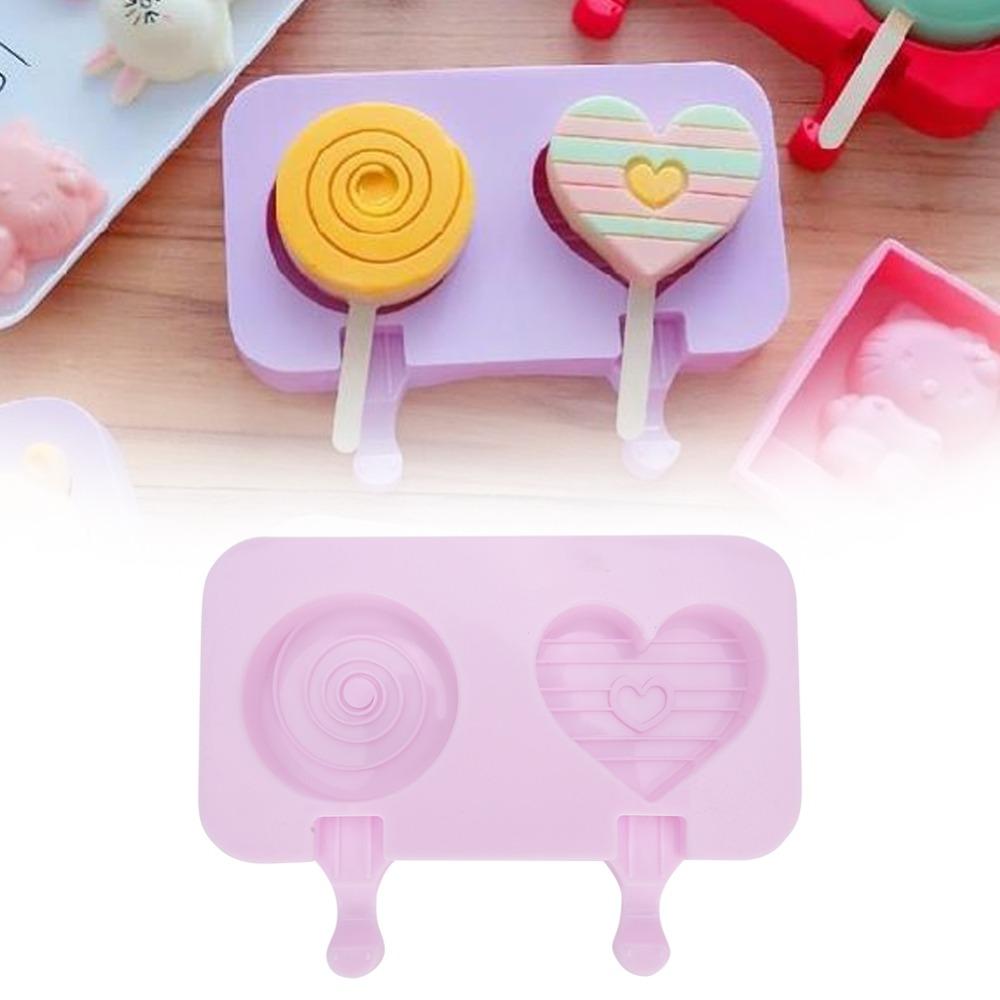 Easy Release DIY Ice Stick Mold Reusable Popsicle Mold Silicone Ice Cream Mold Ice Cream Making