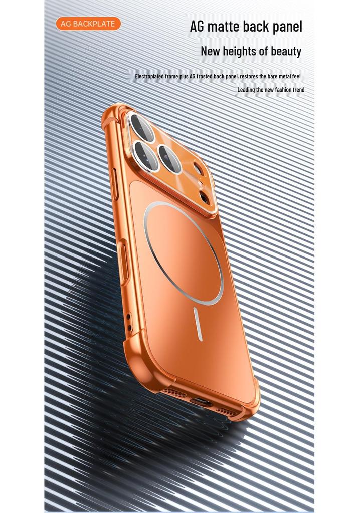 Совместим с iPhone 17 Pro Max: Четырехкупольная подушка безопасности трансформируется в ударопрочный защитный чехол для iPhone 16 Pro.