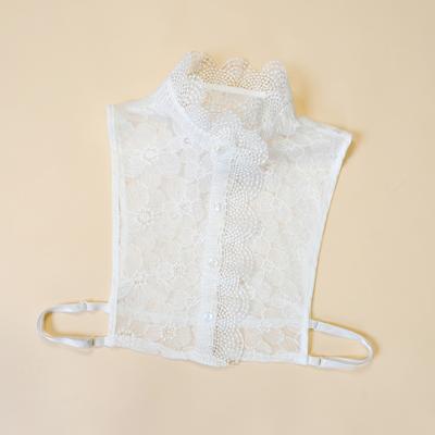 1pc Royal Core Lace High Neck Detachable Collar - Premium Women's Fashion Accessory