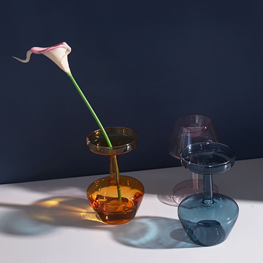 Room Flower Pot Flower Decoration Glass Bottle Home Decoration Flower Vase Table Decor Glass Vase