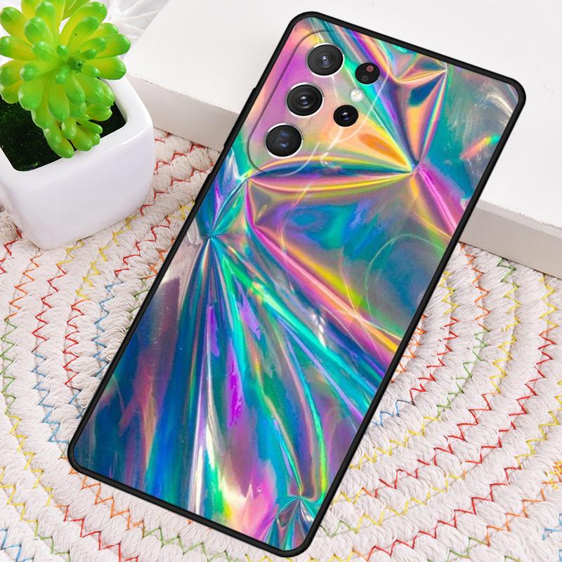 Голографический Dope Trippy Принт Силиконовый Чехол для Телефона Для Samsung Galaxy note 10 pro S26 S25 S24 S23 S22 S21 Plus Ultra Capa Чехол