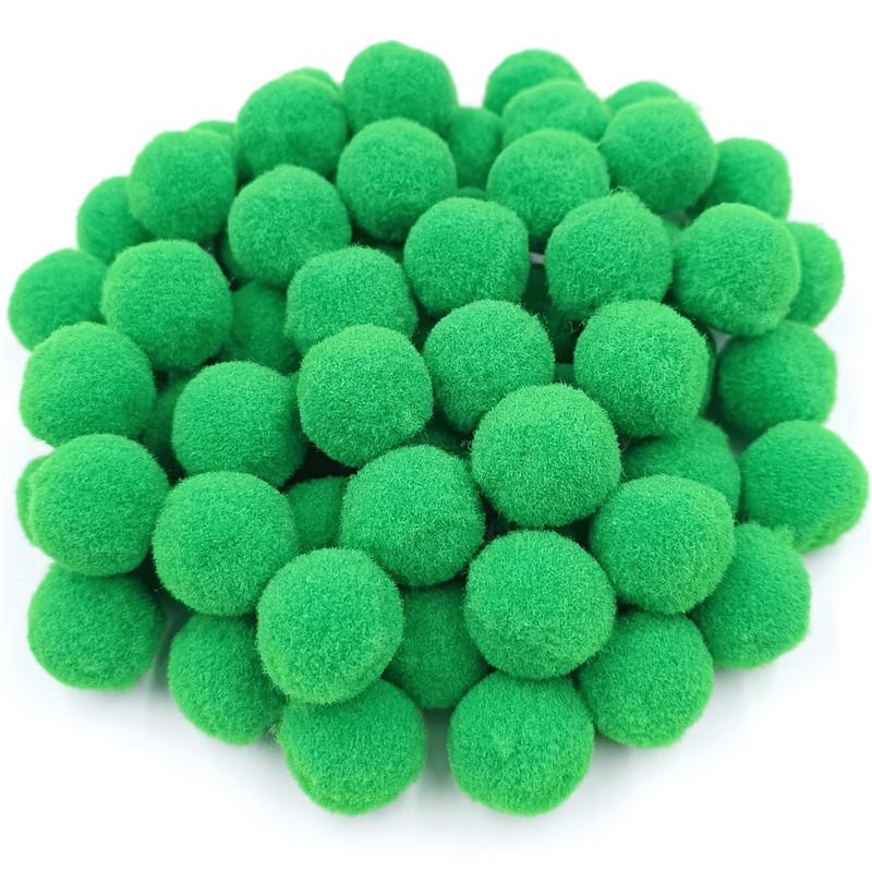 Soft 18/25mm Jewelry Accessories Kids Toy Multicolor Sewing Craft Fluffy Ball Plush Ball DIY Handmade Material Clothing Decoration Pompom Accessories