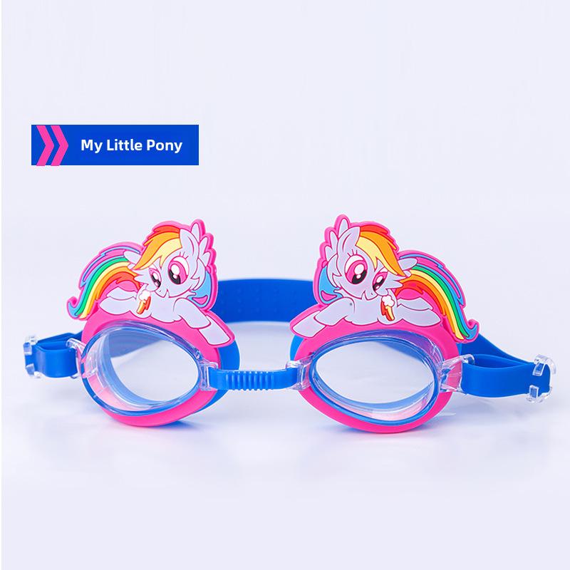 Высококачественные детские очки для плавания с изображением животных из мультфильмов – водонепроницаемые, с защитой от запотевания, HD Vision