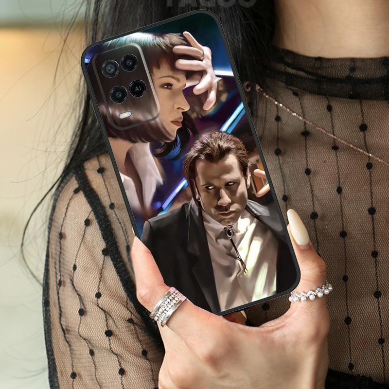 Pulp Fiction Movie Poster Case For Oppo A78 A98 A18 A38 A58 A60 A80 A40 A96 A76 A16 A94 A74 A54 A15 A17 A57 A77 A5 Pro