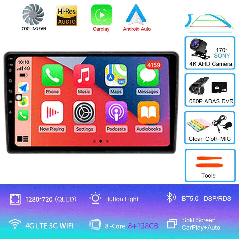 Для Volkswagen VW Golf 4 IV Jetta MK4 Classics Car Radio Android 14 Multimedia Player Carplay GPS Android Auto Stereo DSP 2 Din