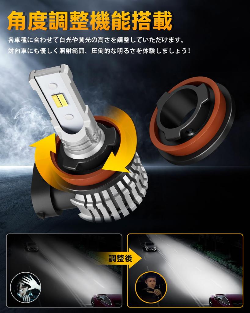 Светодиодная противотуманная фара BORDAN, Белый/Желтый, Переключение 2 цветов, H8, H11, H16, Светодиодная, Противотуманная фара,