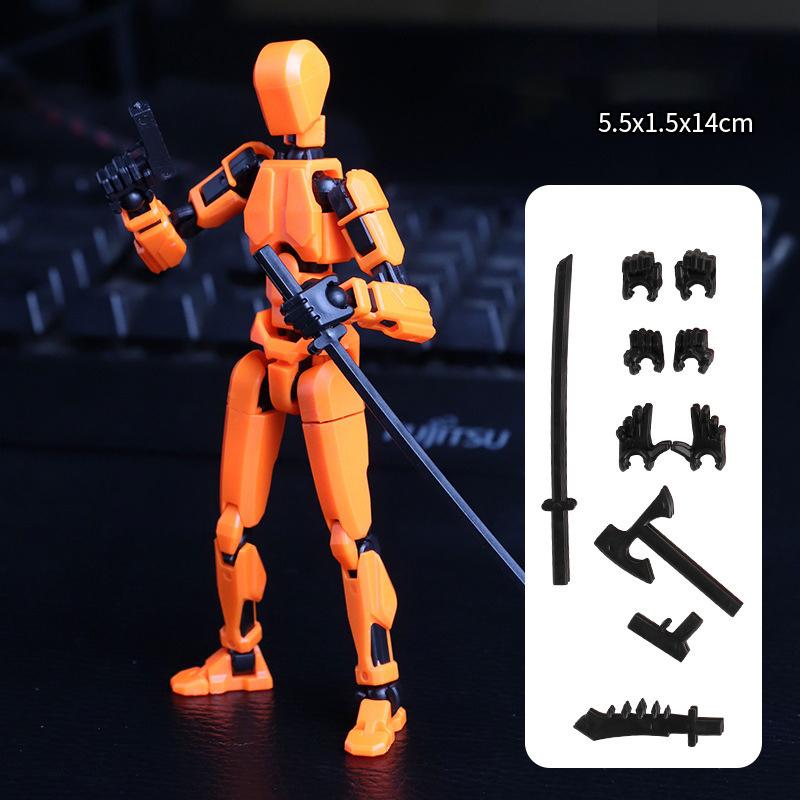13 шарнирных подвижных фигурок, робот-трансформер, 3D-печатный манекен, персонаж, сборка игрушек, игры для родителей и детей, детские подарки, игрушка для снятия давления
