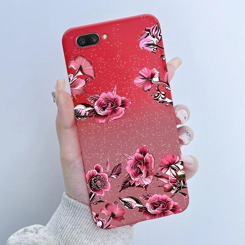 For OPPO A3S Phone Case OPPOA3S Butterfly Flower Girls Design Soft Silicone TPU Back Housing for OPPO A12E A5 AX5 A 3S Covers