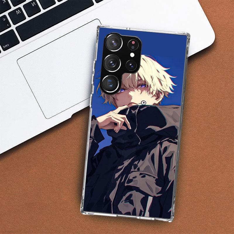 Kaisen J-Jujutsu Инумаки Тоге Чехол для телефона Samsung Galaxy S25 S24 S23 Plus S22 Ultra S21 S20 FE S10 + S25 Edge Funda Shell Coq