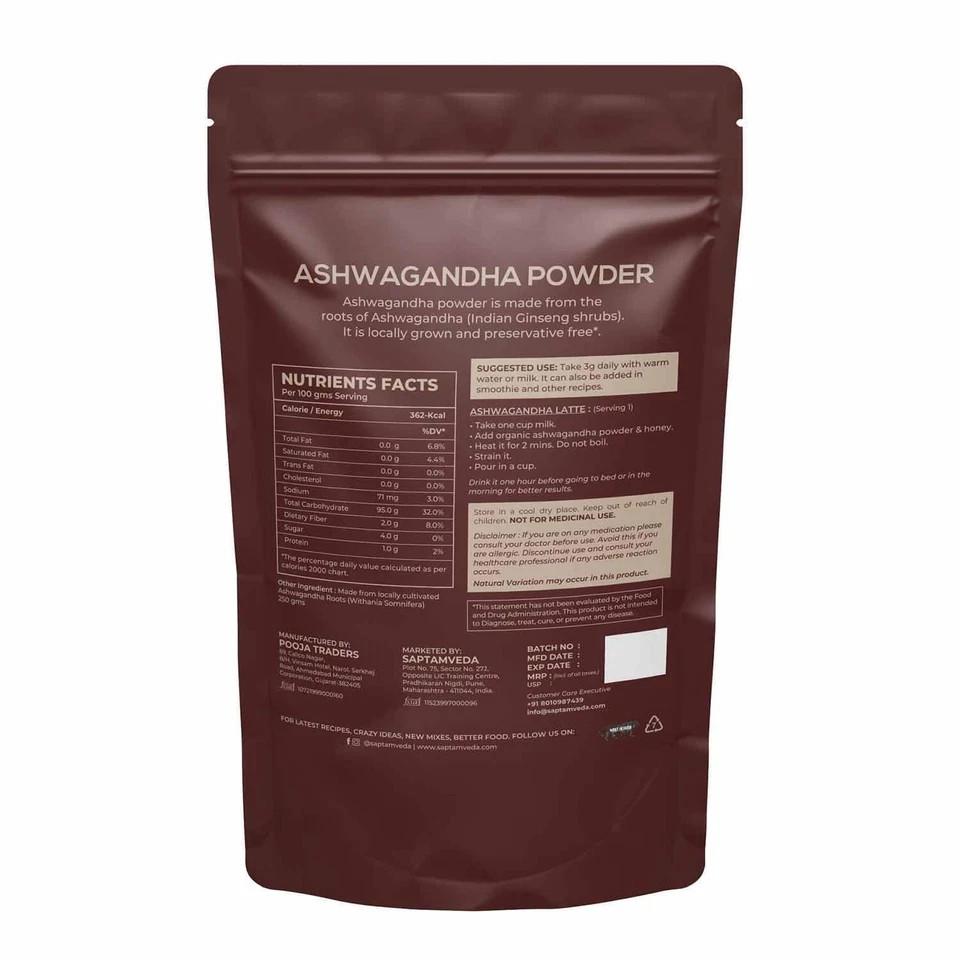 Saptamveda Ashwagandha Powder 250gm