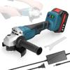 Brushless Cordless Angle Grinder Lithium Battery Handheld Cutting Machine High Power Polishing Grinding Tool