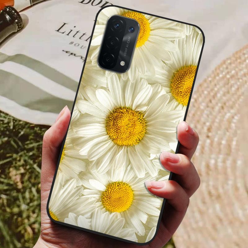 Чехол для Oppo A54 5G Силиконовая задняя крышка Чехол для телефона для Oppo A54 5G CPH2195 Чехлы Мягкий бампер coque для OPPOA54 A 54 5G 6,5 дюйма