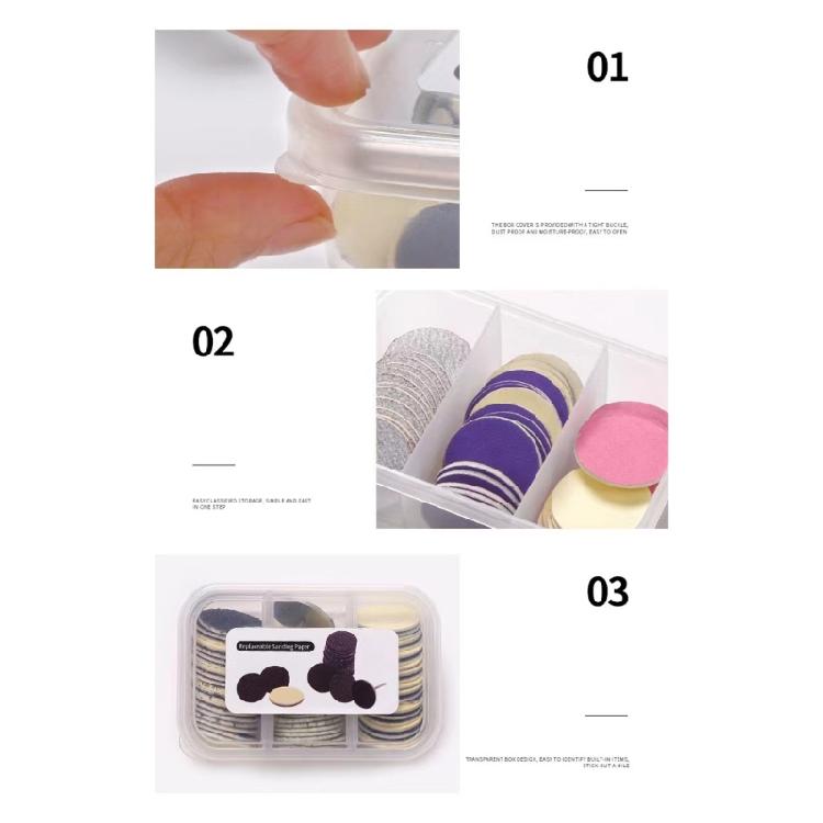 Сменные шлифовальные диски Шлифовальные накладки Диск для шлифовки ногтей Портативный инструмент для педикюра