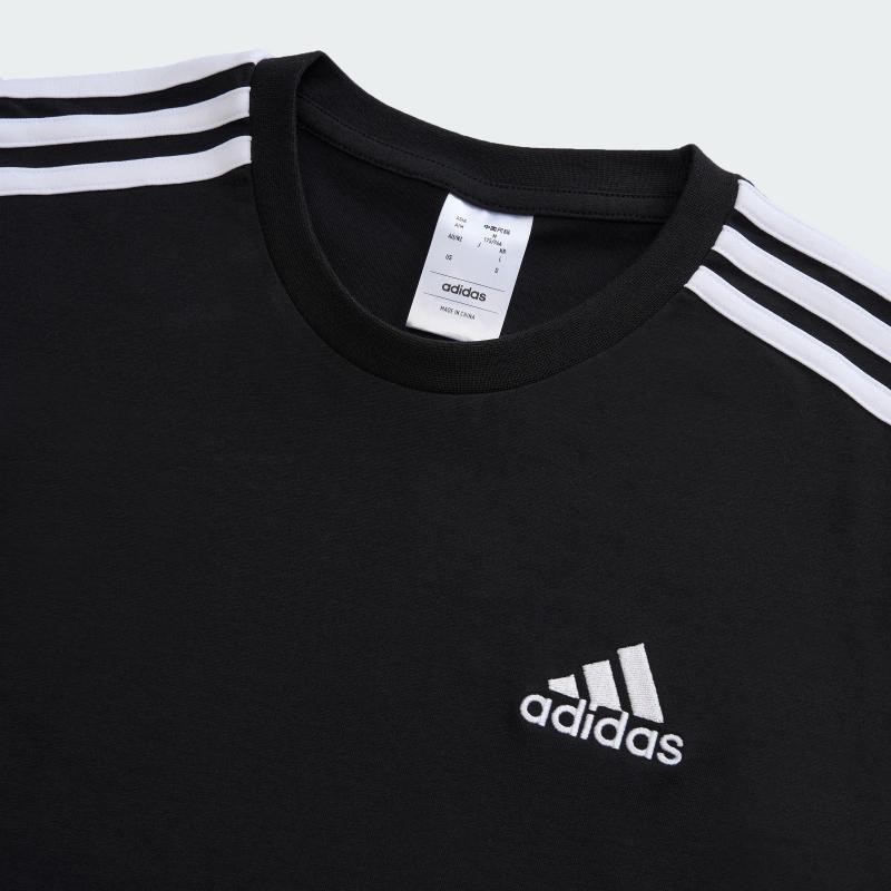 adidas Базовые мужские футболки с коротким рукавом и круглым вырезом из однотонного хлопкового трикотажа KU3923