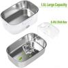 3 In 1 Electric Lunch Box Mobile Stainless Steel Lunch Box Car Kitchen Dual-use