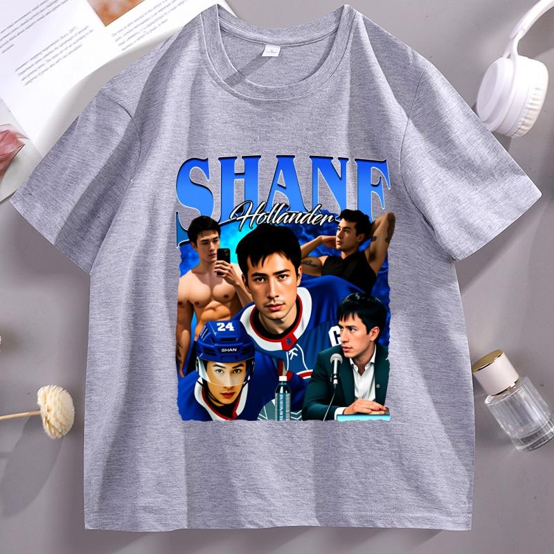 Connor Storrie Ilya Rozanov 90s Graphic T Shirts Hirt Heated Rivalry TV Series Hockey Tops Fashion Harajuku Kawaii T-shirt