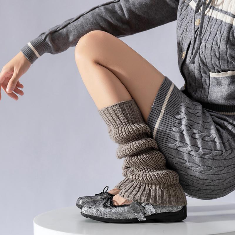 1 пара носков-фонариков, ворсовые носки, трикотажные, средняя часть, сохраняющие тепло, манжеты для ботинок