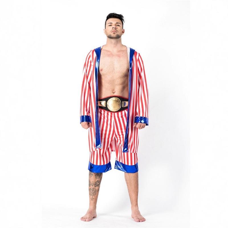 Костюм боксера для пары на Хэллоуин, профессиональный костюм для выступлений, тренировочный костюм для единоборств Санда