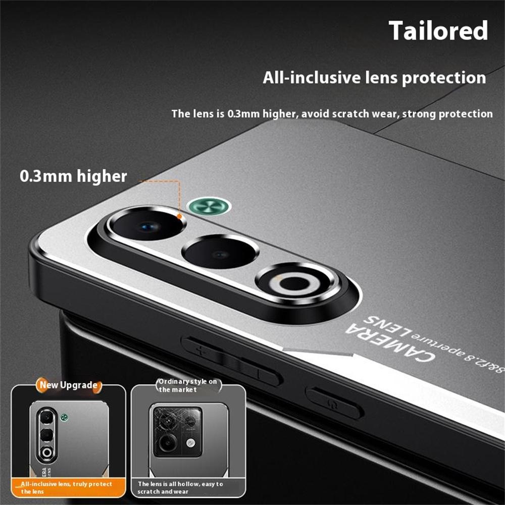 Для чехла для телефона Oppo A5 5G Задняя крышка из алюминиевого сплава ТПУ ПК