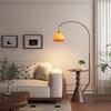 Напольный светильник OEING в американском ретро-стиле с полкой
