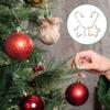 Рождественские украшения, металлические крючки, елочные шары, подвесные крючки в форме буквы S, рождественские новогодние украшения для дома, принадлежности
