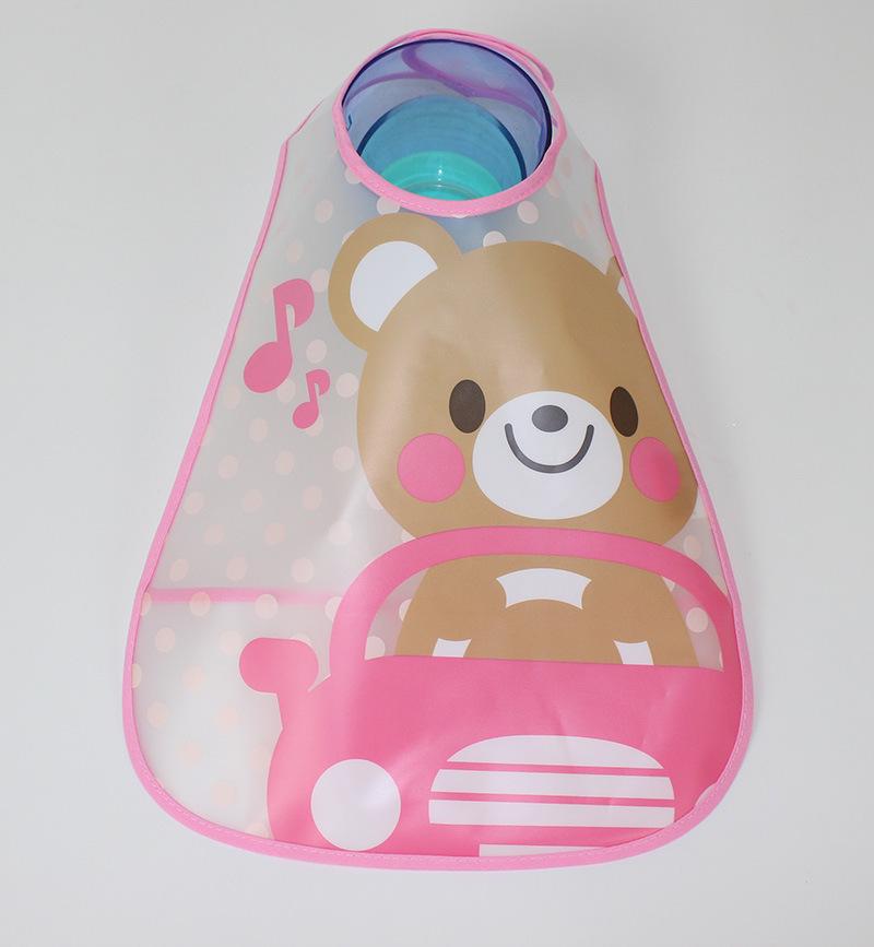 Водонепроницаемый регулируемый нагрудник в мультяшном стиле для детей