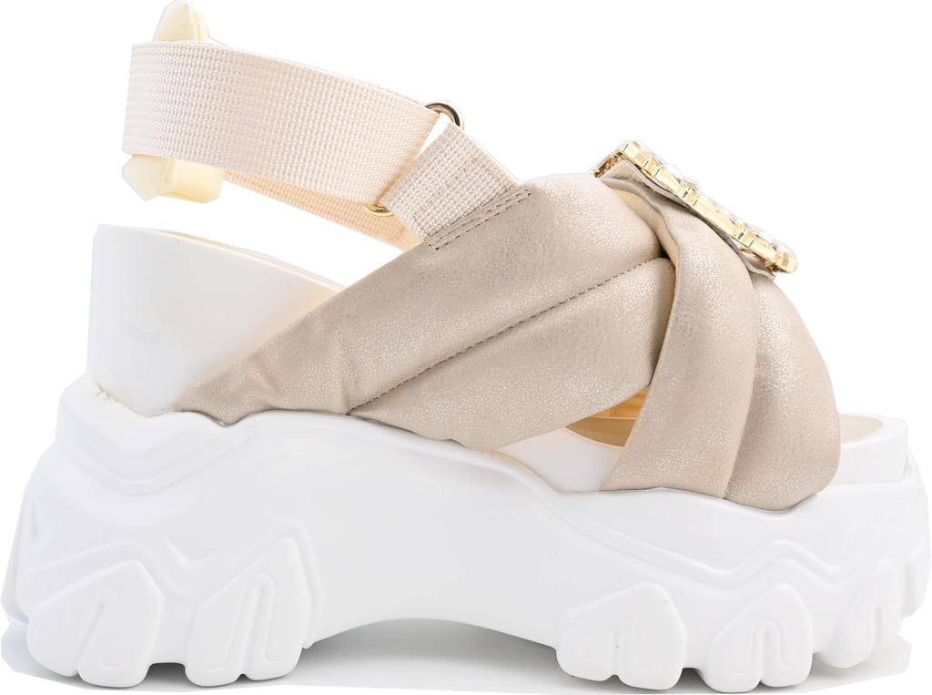 [Ёскэ] Сандалии на толстой подошве с ремешком на пятке