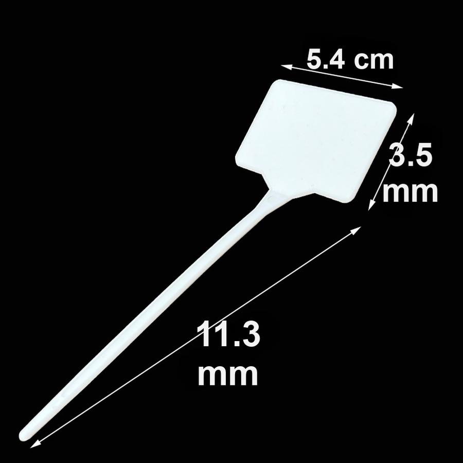 10 шт. Цветочный горшок Пластиковый Суккулент Садовый маркер Бирка для растения Бирка-этикетка Подвесная бирка