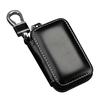 CR Store Stylish Key Fob Case Genuine Leather Car Cover Keychain Zipper