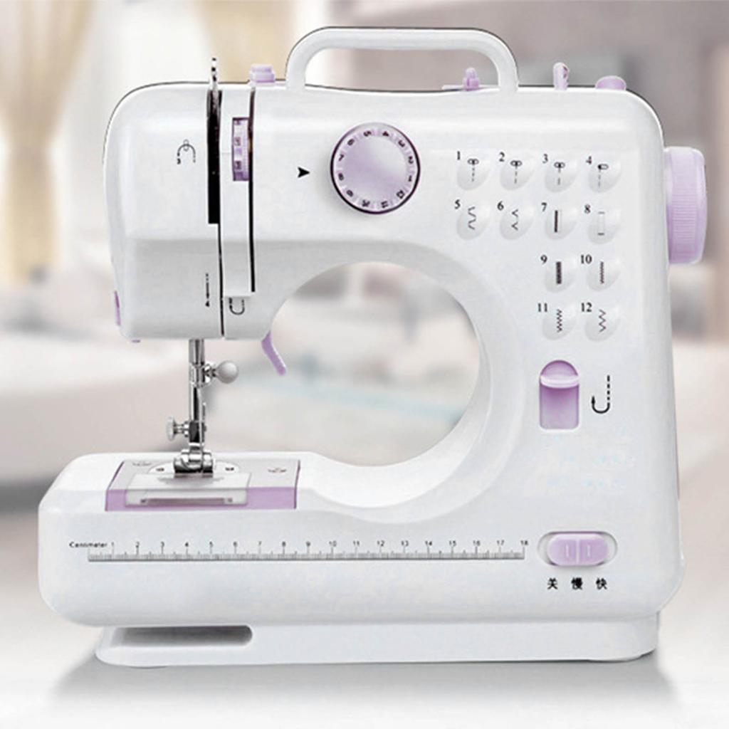 Mini Sewing Machine Multifunction Portable Electric Sewing Machine for Household