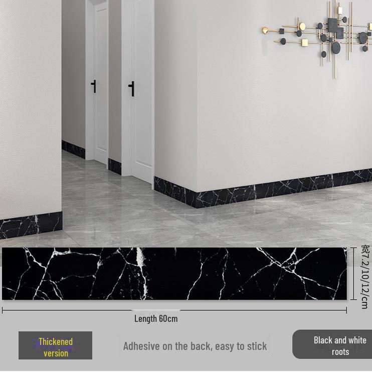 Самоклеящиеся плинтусы с текстурой дерева и водонепроницаемые настенные наклейки для углов и подоконников