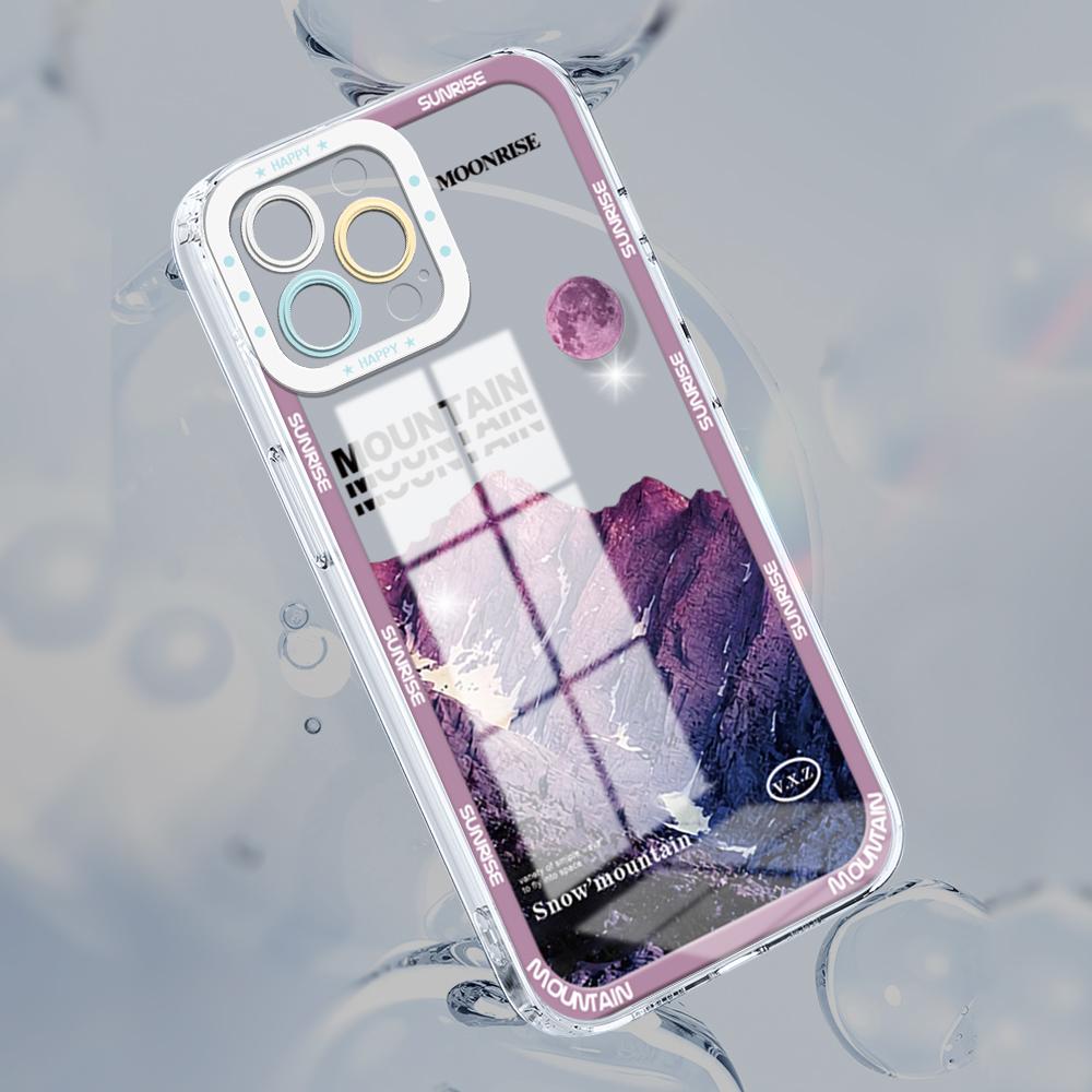 Защитный чехол для телефона Sunrise Snow Mountain, подходит для Huawei Honor Infinix Itel Tecno iPhone OPPO Realme Xiaomi Redmi Samsung Vivo