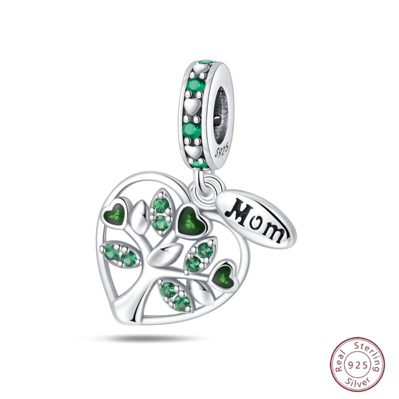 Медный браслет с бусинами 'Четырехлистный клевер на удачу', с блестящим цирконием, для оригинального браслета 3 мм, женские изящные украшения